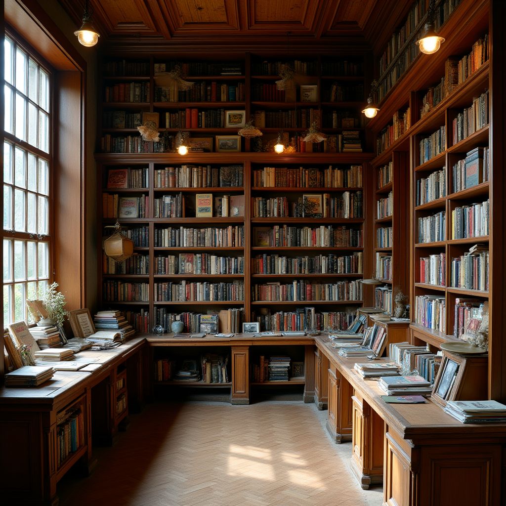 Intérieur de la librairie