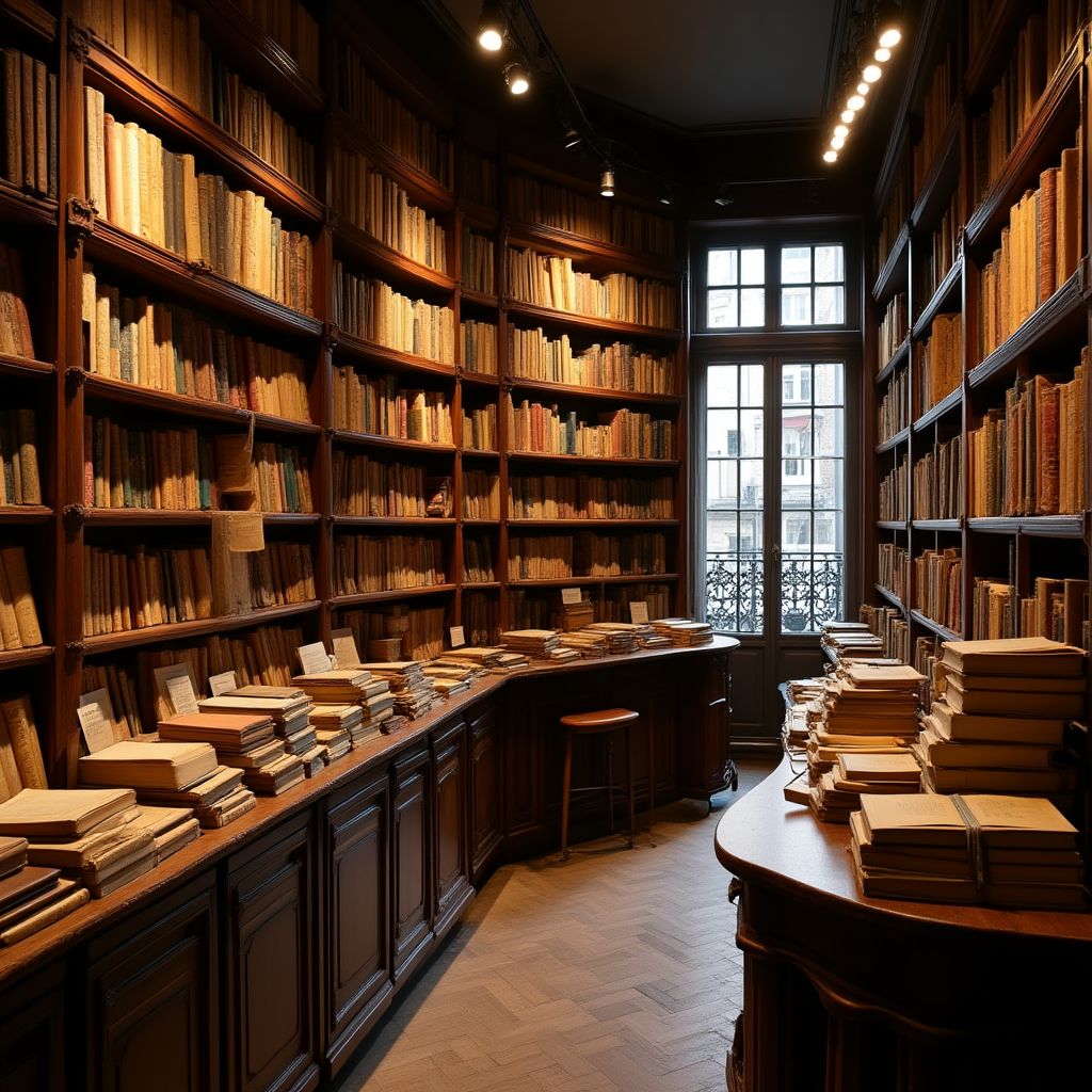 Intérieur de la librairie