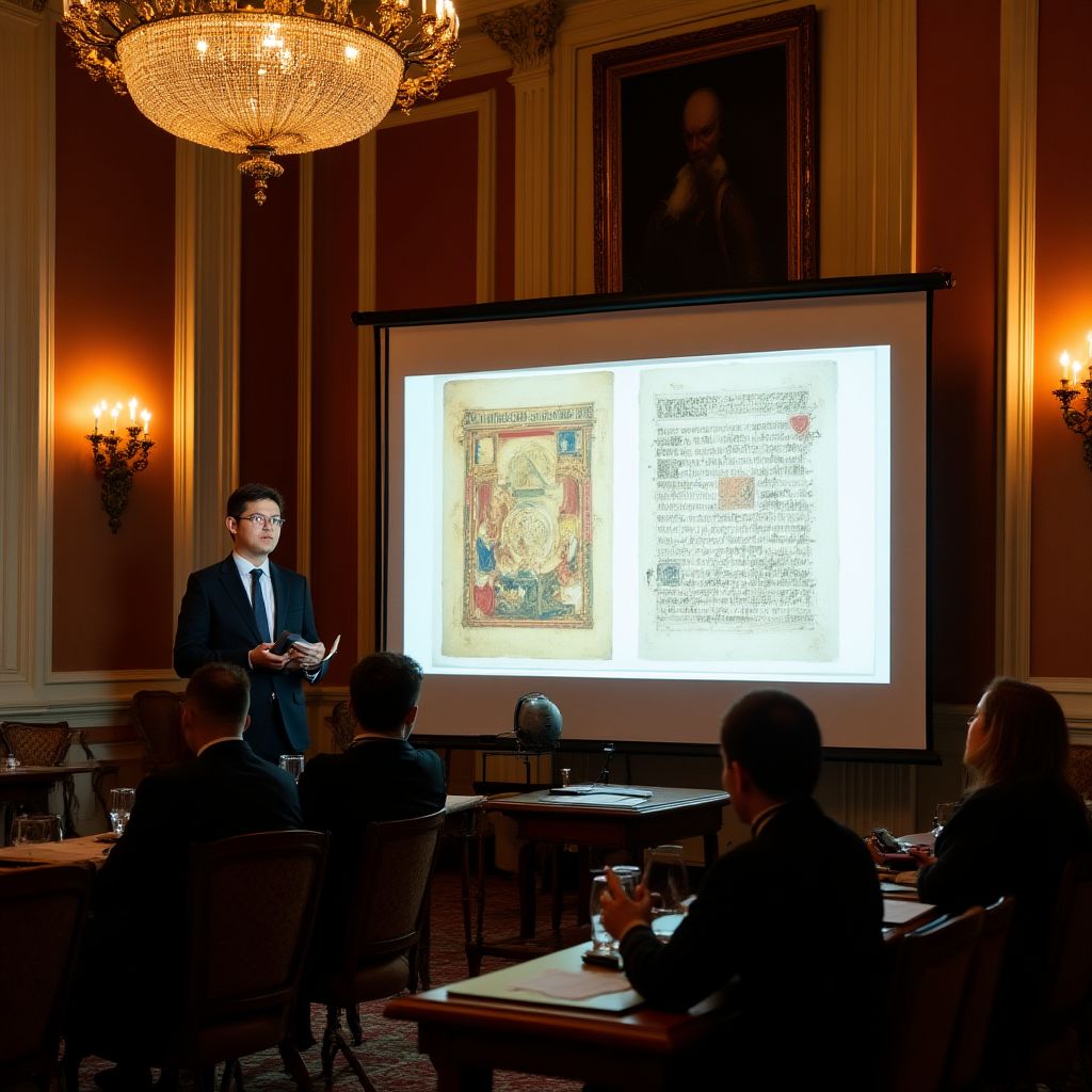 Conférence sur les manuscrits médiévaux